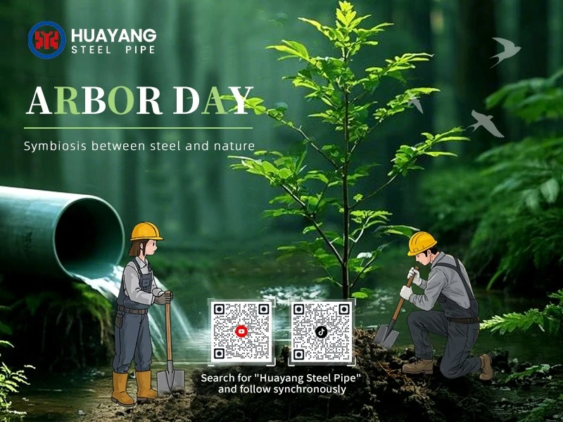 Enracinez l'espoir, Greening Future -- Huayang Steel Pipe's Green Action le j...